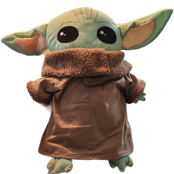 Star Wars Large Grogu Baby Yoda Mandalorian Plush - 18 inches - Picture 1 of 3